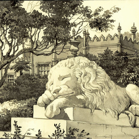 СПЯЩИЙ  ЛЕВ АЛУПКА