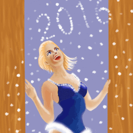 снегурочка собирается