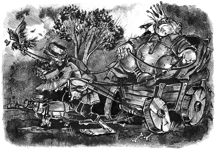 Хозяин. Иллюстрация к рассказам А. Краузе.