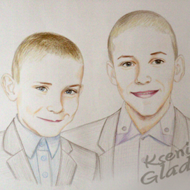 Портрет детей.