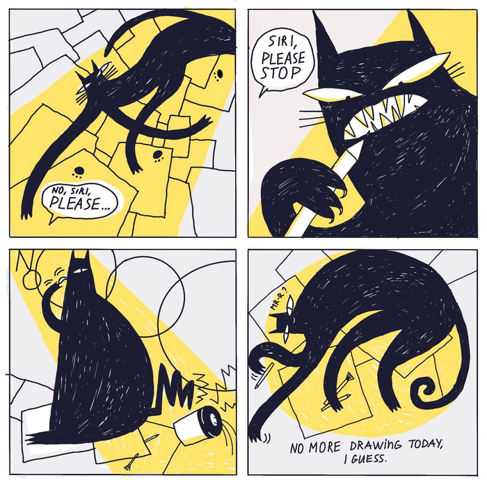 Комикс про жизнь художницы