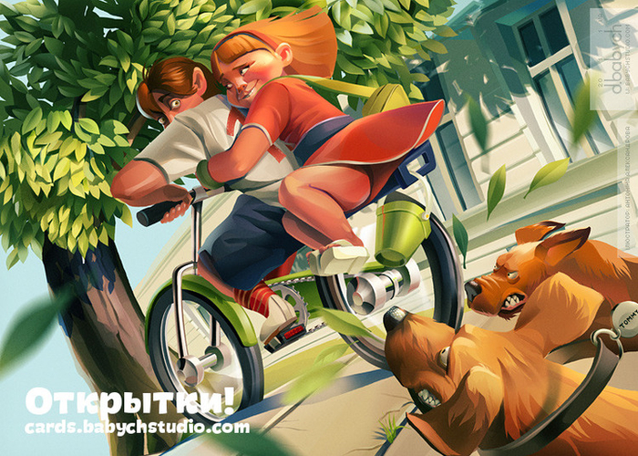Иллюстрация к проекту http://cards.babychstudio.com/ru/