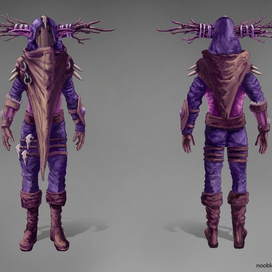 Концепт-дизайн темного друида (рендереная версия)енна