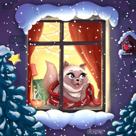 Новогодняя иллюстрация 