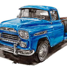 автомобиль 1959 Pickup Chevrolet Apache 3600 