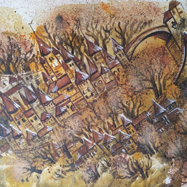 Средневековый Европейский город.