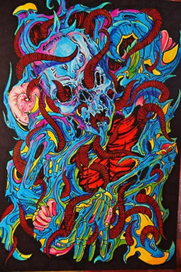 Синий череп