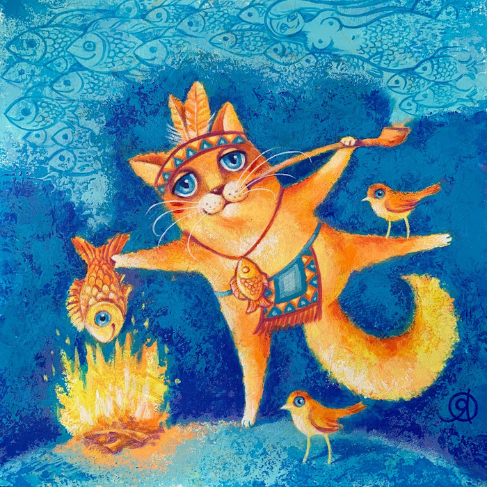 "Кот - индеец"