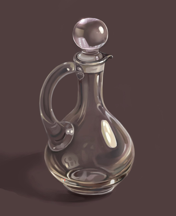 бутылка с натуры