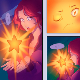 Личный проект в стиле комиксов