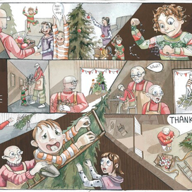 Новогодние праздники с семьей