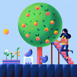 Иллюстрация для анимации Unicef