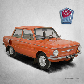 Советские ретро-автомобили - Запорожец ЗАЗ-968