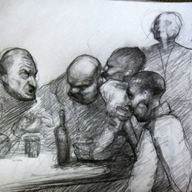 Эскиз к поэме Сергея Есенина "Страна негодяев #