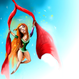 Воздушная гимнастка