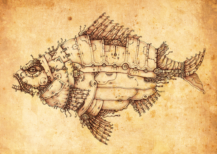 Механическая рыба