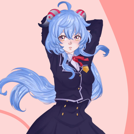 Аниме иллюстрации. Работа со светотенью