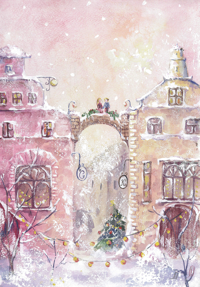 Иллюстрация к сказке Г.Х.Андерсена "Снежная Королева"