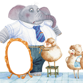 если бы слоны носили бы штаны