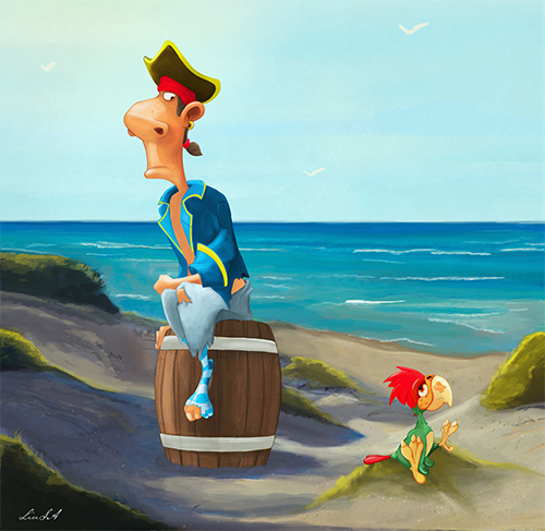 Пират и попугай