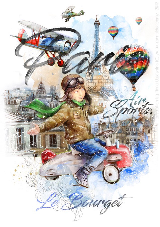 Спорт настоящих джентльменов "Париж. Аэроплан"