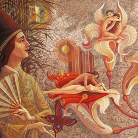 Крестовский С.А. Иллюстрация к сказке "Сказание о Чху Нян"