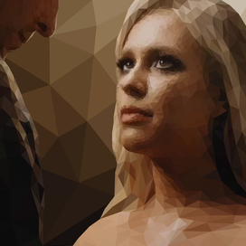 Портрет в стиле Low poly