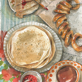 Блины на завтрак