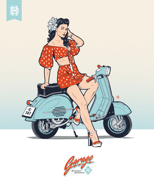 Vespa Girl