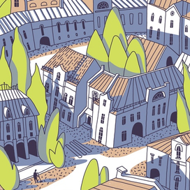 утро в городе