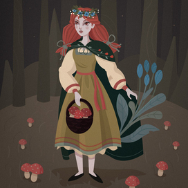 Рыжая девочка 