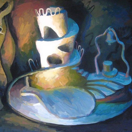 Заколдованный город, эскиз декораций