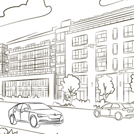 Книжка-раскраска для строительной компании