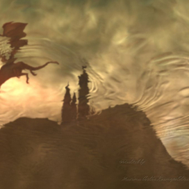 Полет над знездом дракона/Flying above the castle