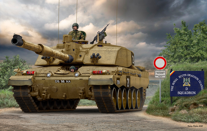 Challenger 2 ( box art for RYE FIELD MODEL )