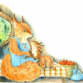 Лапка с мамой