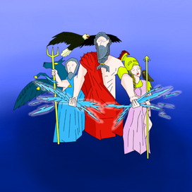 Зевс с семьей 