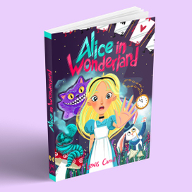 Обложка для книги "Алиса в стране чудес"