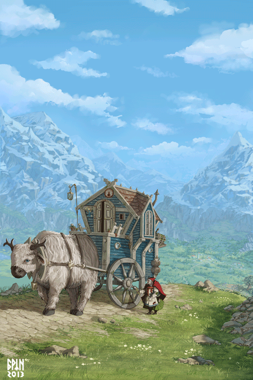 Бабушка и ее фургон