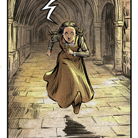 Рабочие фрагменты комикса "Спасти принцев из Тауэра".