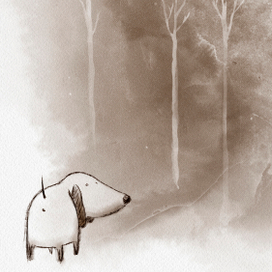 Собака_вотерколор