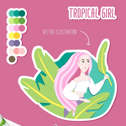 Тропическая девушка