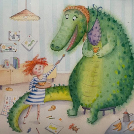 мой любимый крокодил