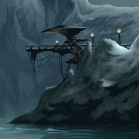 "Парящая грибница" - (пристань)