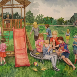 Дети играют