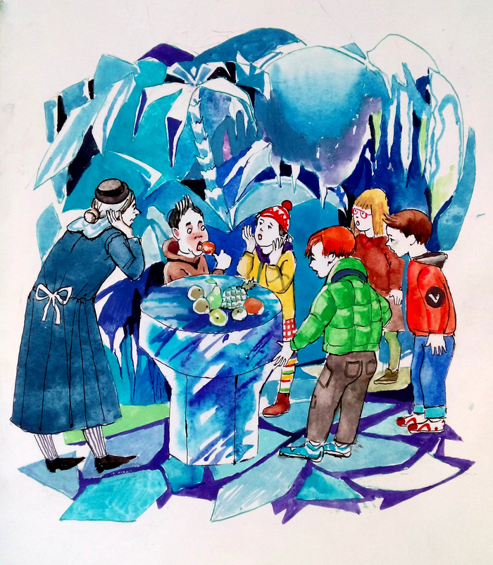 В ледяной пещере