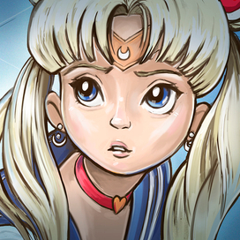 Сейлор мун в рамках челленджа #seilormoon redraw