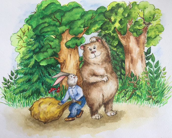 К сказке "Мешок яблок"