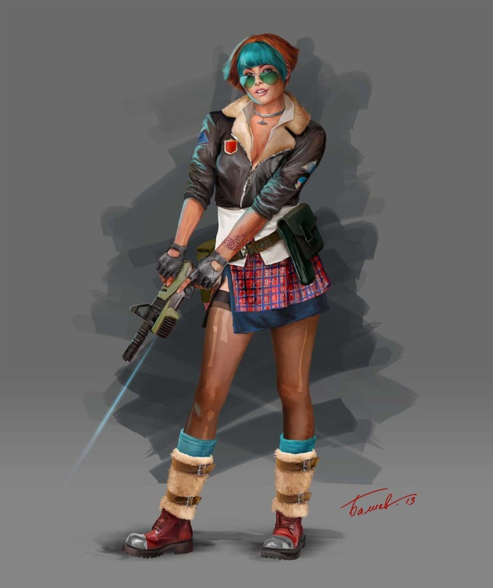 Концепт игрового персонажа #2