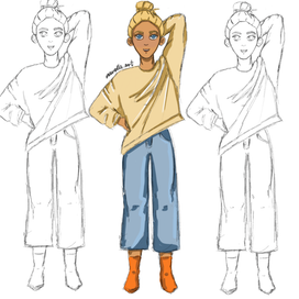 Скетч персонажа